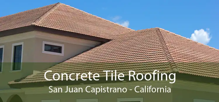 Concrete Tile Roofing San Juan Capistrano - California